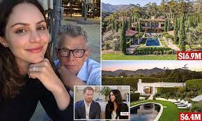 Pregnant Katharine Mcphee And David Foster Are House Hunting In Harry And Meghan S Montecito Enclave Daily Mail Online