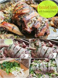 Scoateți apoi folia de aluminiu și mai băgați pulpa la. Roasted Lamb With Rosemary And Lots Of Garlic Roxy S Kitchen