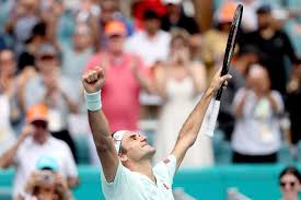 He reached the quarterfinals in. Roger Federer Wins 101st Title Beating John Isner In Miami Open Final Arab News