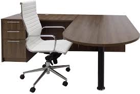 Both models are suitable for room corners. Modern Walnut Peninsula L Shaped Desk
