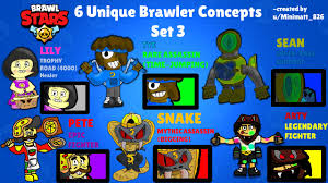 You will have to guess the brawler (brawl stars) in 5 seconds. Idea Art Brawl Stars 6 Brawler Concepts Set 3 Brawlstars