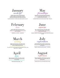 Monthly New Year S Resolutions Printed Great Inspiration To Follow Throughout The Year But Focusing On One Thing New Years Resolution New Year Goals Quotes