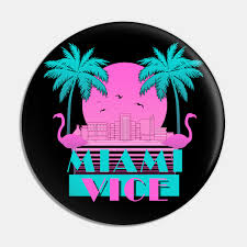 Miami vice, concepts, chris creamer's sports logos. Miami Vice Palm Miami Vice Pin Teepublic