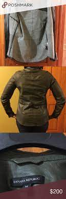 Banana Republic Leather Shirt Leather Shirt Clothes Design Fashion