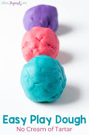 It is just a dump and stir kind of recipe. Easy Play Dough Recipe Without Cream Of Tartar