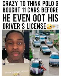 PoloG says he bought 11 cars before finally getting his license😅🪪 How old  were you when you got your license⁉️