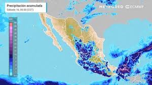 Mañana, jueves 14 de mayo, México con más tormentas y granizadas: en al menos 5 estados más de 25 mm