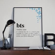 Bts Bangtan Boys Definition Digital Print Poster 16x20in Jpg Png Only Bts Quotes Bts Wallpaper Bts Lyric