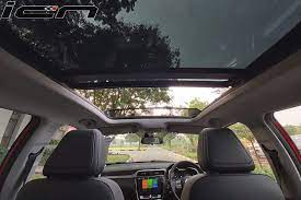 Admire the view through a panoramic sunroof. Mg Zs Ev To Get A Huge Panoramic Sunroof Covers 90 Roof
