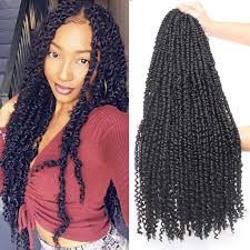 1,908 bohemian hair premium high res photos. Xtrend 22 Inch Black Pre Twisted Passion Twist Hair 15 Strands Pack Bohemian Pre Looped Synthetic Natural Hair Water Wave Crochet Braids Passion Twist Hair For Black Women 1b Buy Online In Guernsey