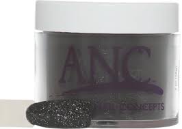 Make your smile line a perfect curve. Anc Dip Powder Black Glitter