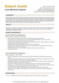 Reference the job description as you're writing your engineering resume and consider how your skills and background match with the requirements. Junior Mechanical Engineer Resume Samples Qwikresume