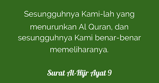 We hope to make it easy for everyone to read, study, and learn the noble quran. Surat Al Hijr Ayat 9 Tafsirq Com