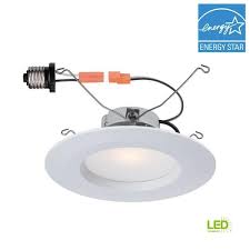 There's more than one kind of fixture and depending on where the fixture is located (ceiling or wall) you could face different challenges.#thehomedepot. Commercial Electric 6 In White Integrated Led Recessed Can Light Trim Ring Cer6730dwh40 The Home Depot