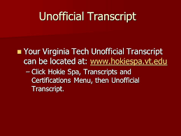 Welcome To The Department Of Computer Science Administration Dr Cal Ribbens Associate Dept Head Dr Cal Ribbens Associate Dept Head 114 Mcbryde Ppt Download Unofficial transcripts are free and can be found on hokiespa. slideplayer