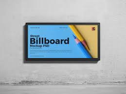 Free Street Billboard Mockup Freebies Advertising Billboard Display Free Graphic Design Mockup Presentation Psd Res Billboard Mockup Billboard Billboard Design