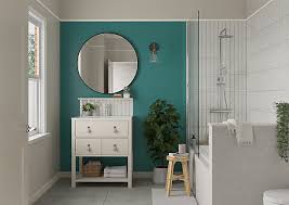 Its mould resistant formulation protects the paint against mould for five years, keeping your bathroom looking great for longer. Dulux One Coat Proud Peacock Matt Emulsion Paint 1 25l Diy At B Q