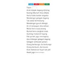 Tindakan ismail berhenti kerja sebelum ditawarkan pekerjaan baru tidak ubah ibarat mendengar guruh di langit air di tempayan dicurahkan. Pilih Tajuk Seloka Yang Sesuai Palabra Faltante