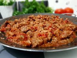 Fleischsaute In Der Pfanne Sacta Et Sote Turkische Rezepte Turkische Rezepte Turkische Kuche Rezepte