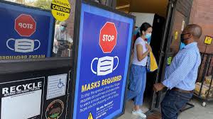 The mandate requires that all residents wear a mask in public indoor spaces regardless of vaccination status, with an exception for eating or drinking and for those who cannot wear one due to disabilities. Kypghj26fvj7rm