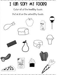 Food Worksheet For Kids Crafts And Worksheets For Preschool Toddler And Kindergarten Worksheets For Kids School Health Unhealthy Food