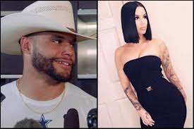 <p>the dallas cowboys starting quarterback was in town mens cowboy hats. Photos Dak Prescott Dating Ig Model Sasha Pickles Blacksportsonline