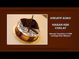 Facebook rasmi lembaga koko malaysia. Kreatif Koko Hiasan Kek Coklat Youtube