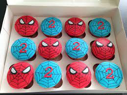 spiderman cupcakes kinder geburtstag kindergeburtstag spiderman cupcakes