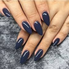 How to use 1.file the sides and cuticle area for an accurate fit with manicure stick 2.clean nails of any polish oil with. Elegant Navy Blue Nail Colors And Designs For A Super Elegant Look