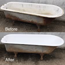 Transporting it to a company for treatment. Before And After This Is A Gorgeous Example Of A Genuine 1920 S Antique Cast Iron Bathtub Chosen From Cast Iron Tub Refinish Cast Iron Bath Cast Iron Bathtub