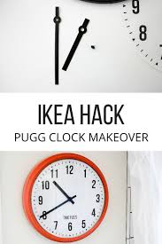 Ikea Clock Makeover Ikea Clock Dollar Store Decor Clock