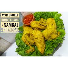 Goreng bawang merah, bawang putih, dan cabai sampai harum. Ayam Ungkep Bumbu Kuning Sambal Kremesan Siap Goreng Lezat Shopee Indonesia