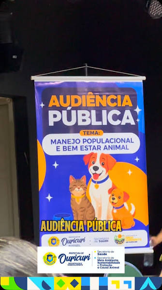 Cuidar dos animais também é cuidar da nossa cidade. 💛, A Prefeitura de Ouricuri realizou a Audiência Pública sobre Manejo Populacional e Bem-Estar Animal, abrindo espaço para diálogo, participação e ...
