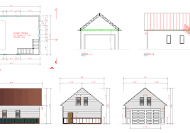 It pays to invest in an insulated hatch cover. Garage Plans 2 Car With Stair To Attic Cad Files Dwg Files Plans And Details