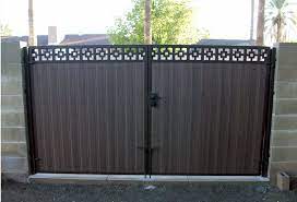 Rv gate with man door. Rv Gate Installation Phoenix Home Gate Design Door Gate Design Fence Design