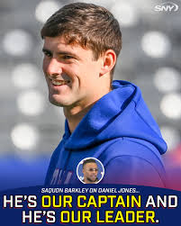 Daniel Jones received a standing ovation from the MetLife Stadium crowd