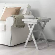 maryd tray table grey 58x38x58 cm ikea in 2021 tray table ikea side table shabby chic living room