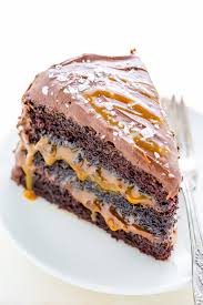 Salted Caramel Chocolate Cake Baker By Nature Recipe Salted Caramel Chocolate Cake Salted Caramel Chocolate Chocolate Caramel Cake