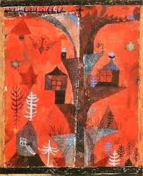 Paul Klee L Arbre Des Maisons 1918 Les Arts Comment Peindre Peintures Cool