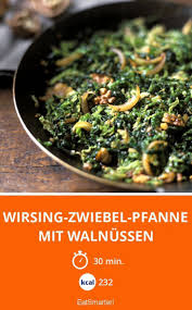 Wirsing Zwiebel Pfanne Mit Walnussen Rezept Wirsing Wirsing Gerichte Rezepte