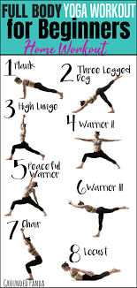 20 Minute Home Yoga Workout For Beginners Workoutforwomen Full Body Yoga Workout Workout For Beginners Yoga For Beginners