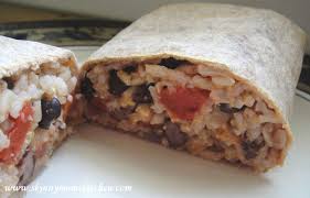Black Bean And Rice Burrito Recipe Easy To Make And Prepare Ahead Of Time Burritos Recipe Recipes Bean And Cheese Burrito