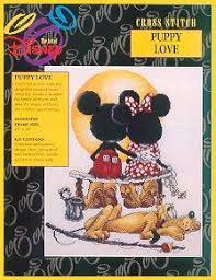 Check spelling or type a new query. Embroidery Cross Stitch Cross Stitch Pattern Disney S Mickey And Minnie Mouse Puppy Love Hand Embr Patterns Magazines