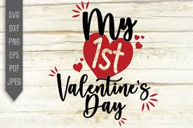 Valentine svg bundle 825686you will get the cutting files in 32svg 32eps 32dxf 32png (transparent background with 300 dpi of resolution) format files. My First Valentine S Day Graphic By Mint And Beer Creations Creative Fabrica