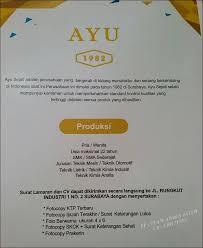 Terima iklan baru melalui email. Pt Ayu Sejati Emas Jl Rungkut Team Admin Jatim Facebook