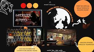 Buy space cowboys scod0044 asmodee unlock! Virtual Escape Room Singapore Sherlock Holmes Theme By Partymojo