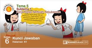 Lengkap Kunci Jawaban Buku Tematik Tema 5 Kelas 6 Wirausaha Kurikulum 2013 Revisi Buku Berkelas Kunci