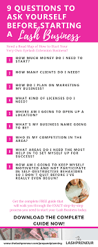 Need A Road Map Of How To Start Your Very Own Eyelash Extension Business Download Thelashpreneur Free P Eyelash Extensions Eyelashes Eyelash Extensions Salons