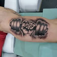 101 Amazing Dumbbell Tattoo Ideas That Will Blow Your Mind Dumbbell Tattoo Tattoos Fitness Tattoos
