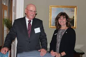 Retired Maine Supreme Judicial Court Chief Justice Hon. Dan Wathen and  Anita Nored, Kennebec Savings Bank